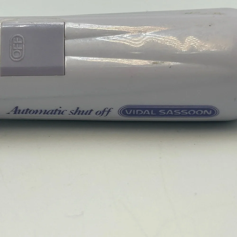 Vidal Sassoon 90s Purple Curling Brush VS-195 Vintage Tested Automatic Shut Off